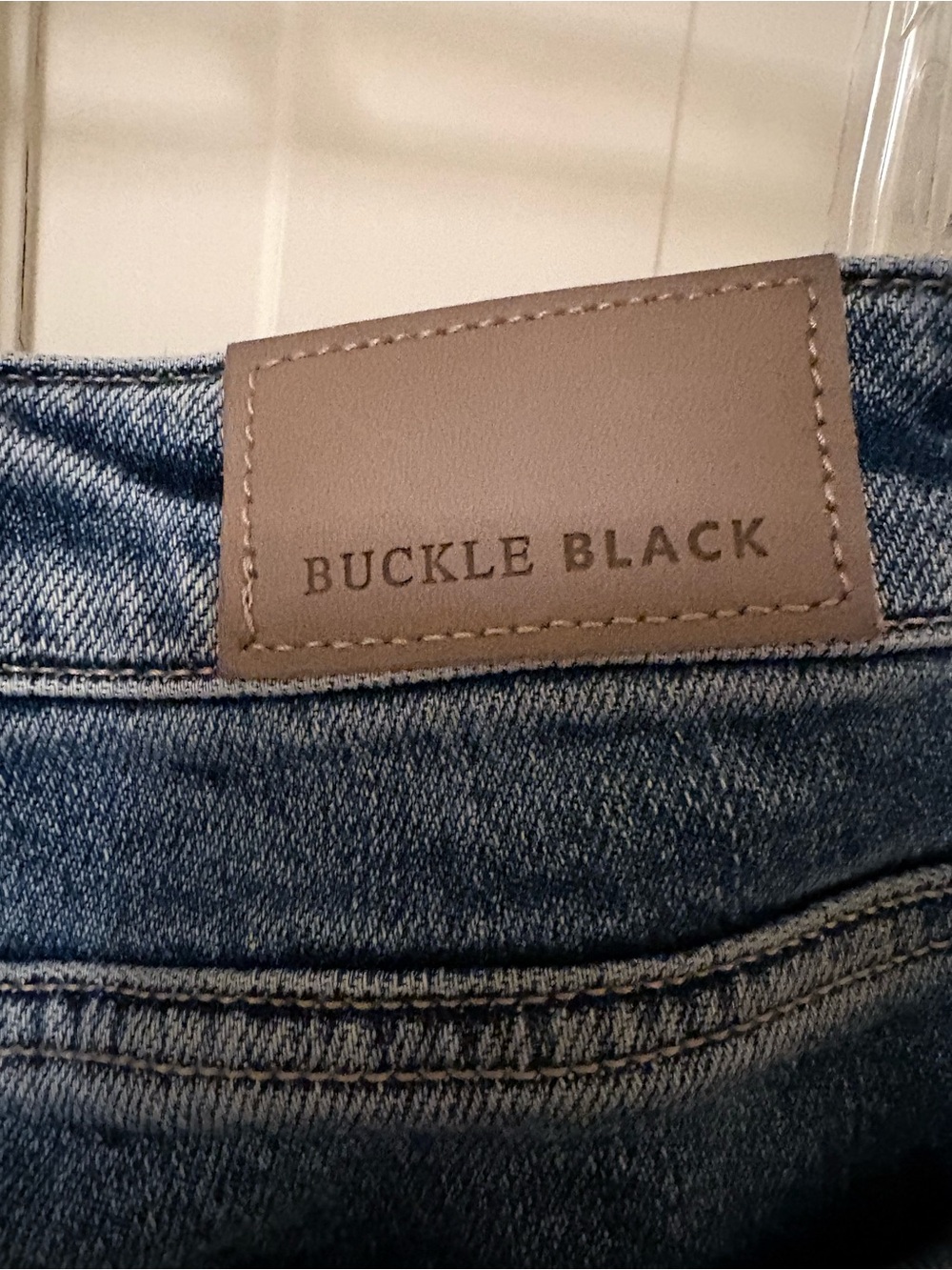 Buckle Women's Medium Blue Straight-Leg Jeans - Picture 2 of 4